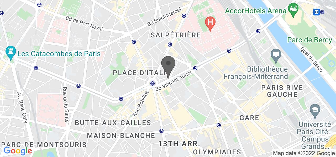 Plan d'accès — Paris Breizh Place d’Italie