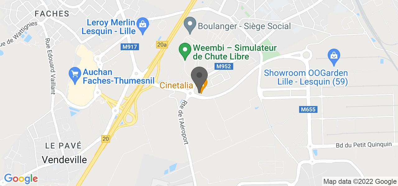 Mapa de acceso — Cinetalia