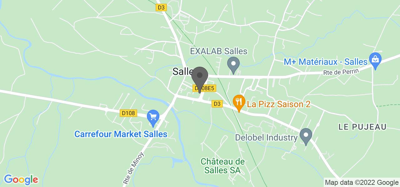 Plan d'accès — La Villa du Marché
