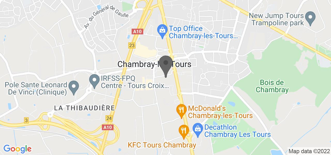 Plan d'accès — Mamie Bigoude Chambray-Lès-Tours