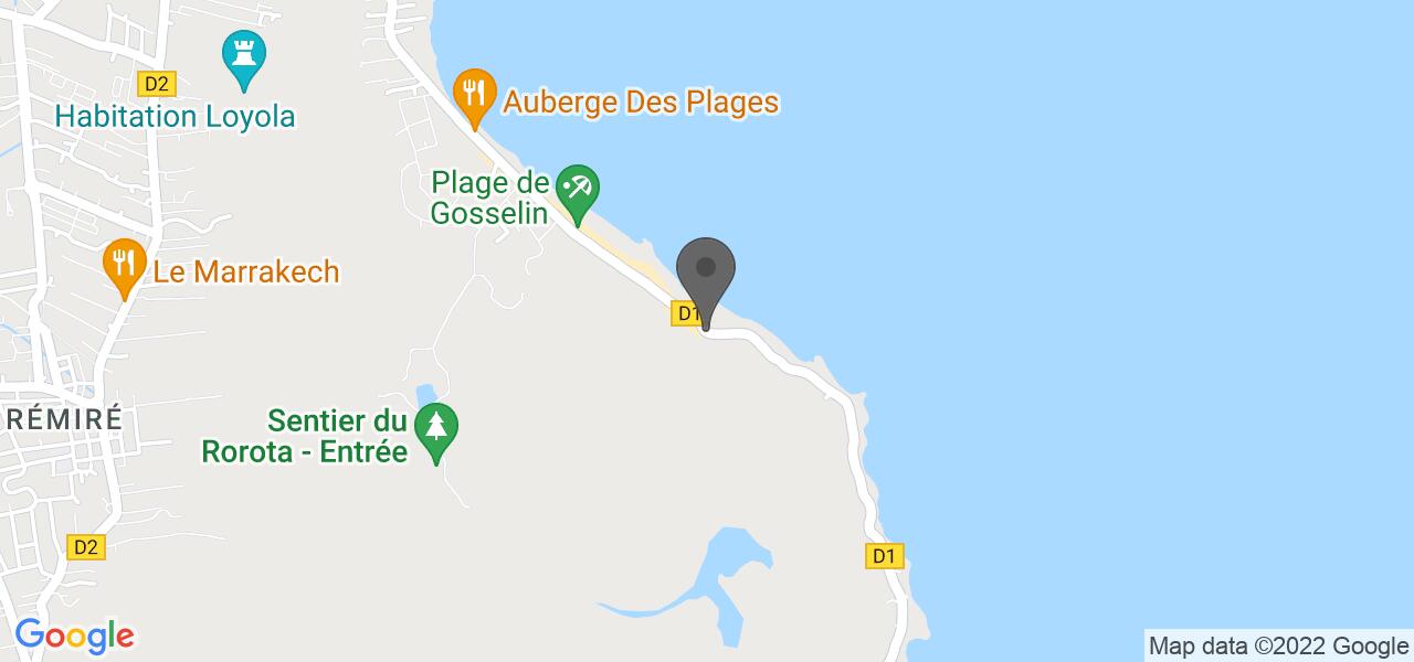 Routekaart — L'AUBERGE DES PLAGES
