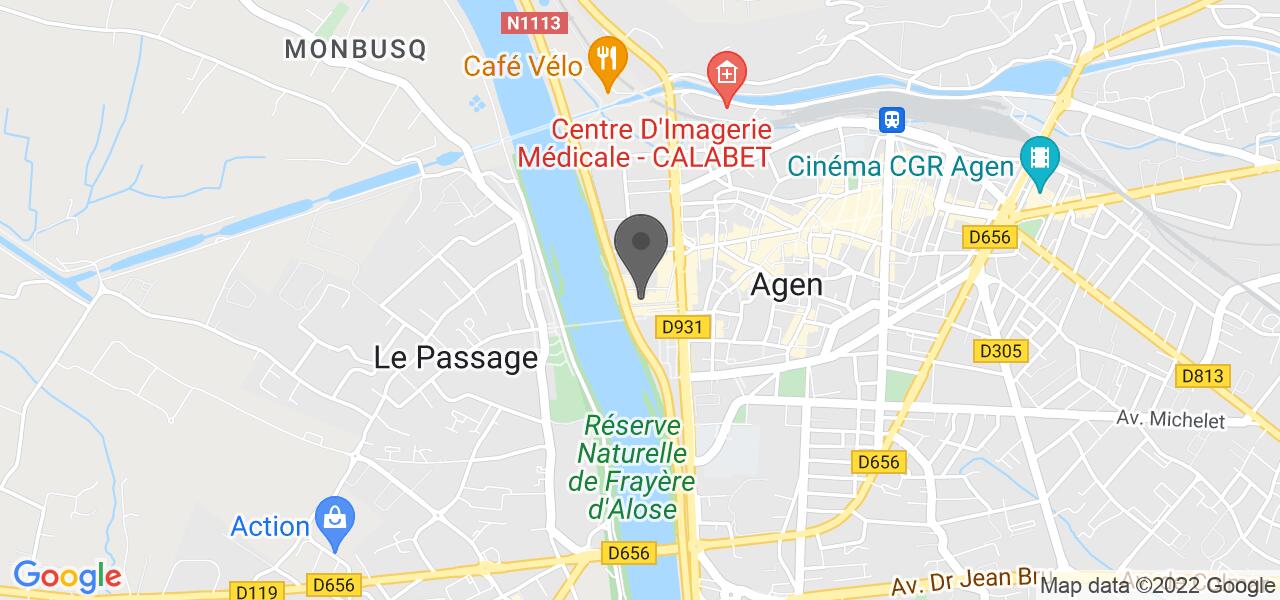 Plan d'accès — L'Etable