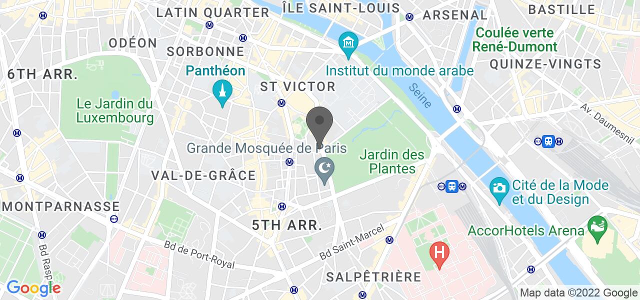 แผนที่การเดินทาง — Les Trois Carafes