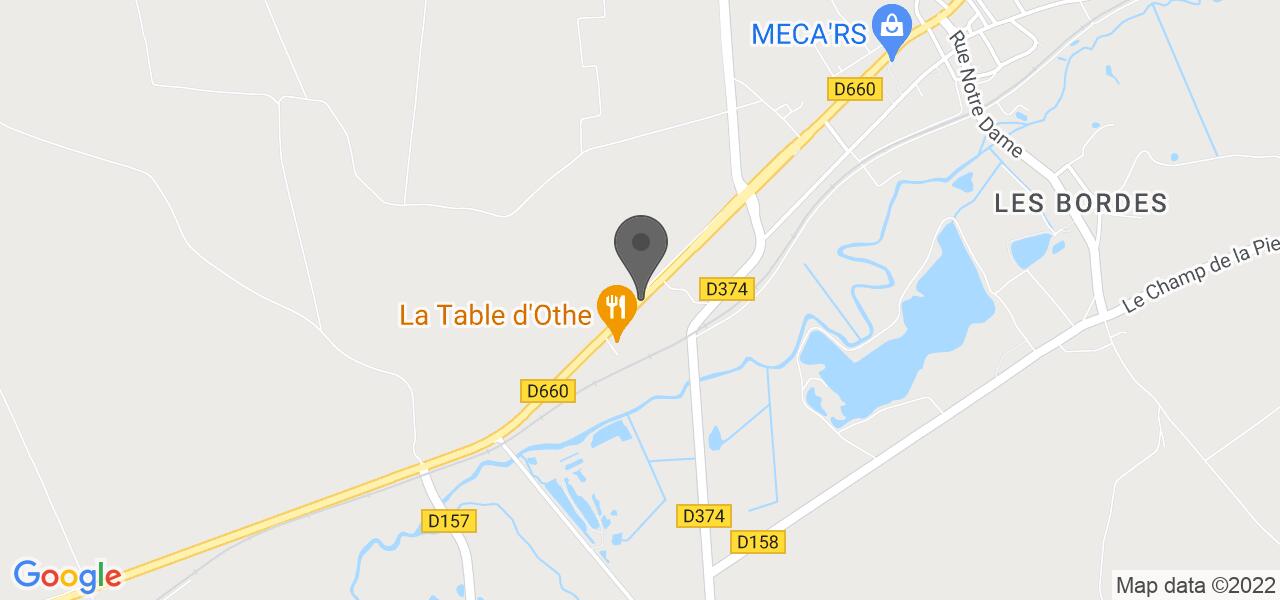Схема проезда — La Table D Othe Corinne