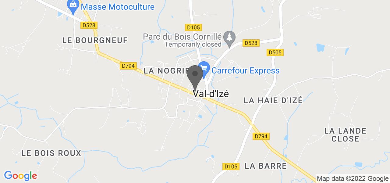 Mapa de acesso — L'Auberge des Lys