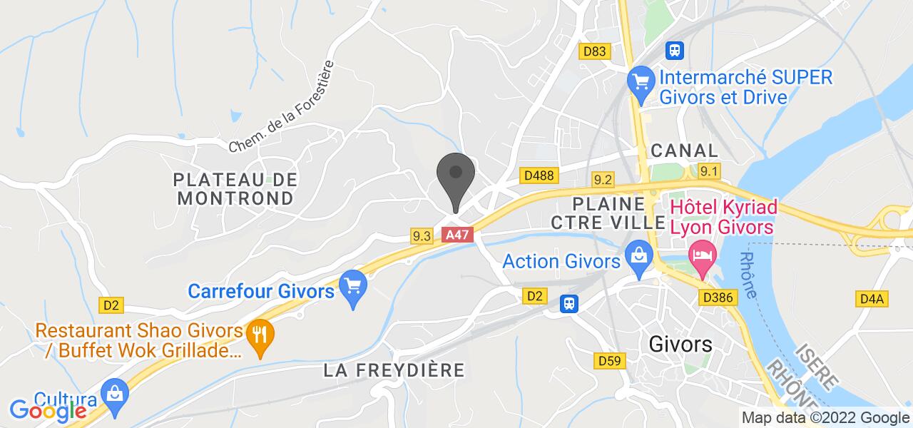 Plan d'accès — Au Nez Fin artisan traiteur