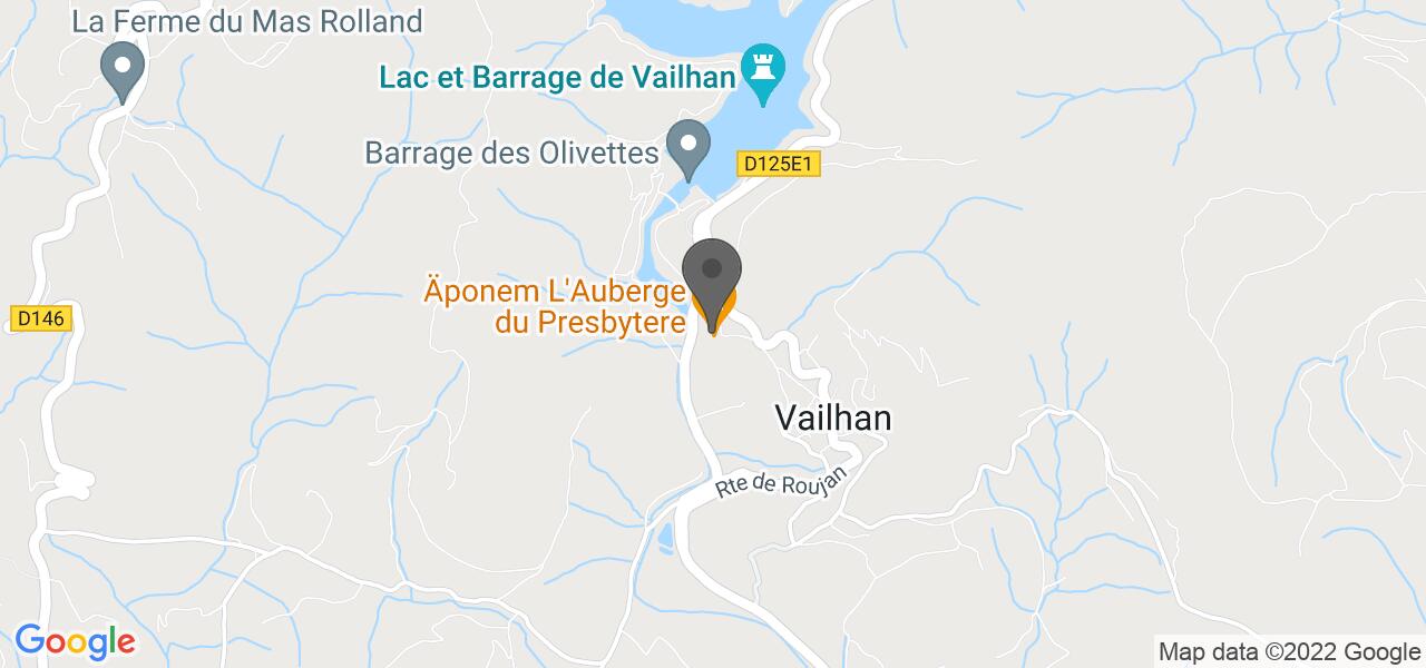 Plan d'accès — Äponem - Auberge du Presbytère