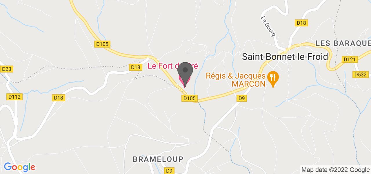 Plan d'accès — LE FORT DU PRÉ