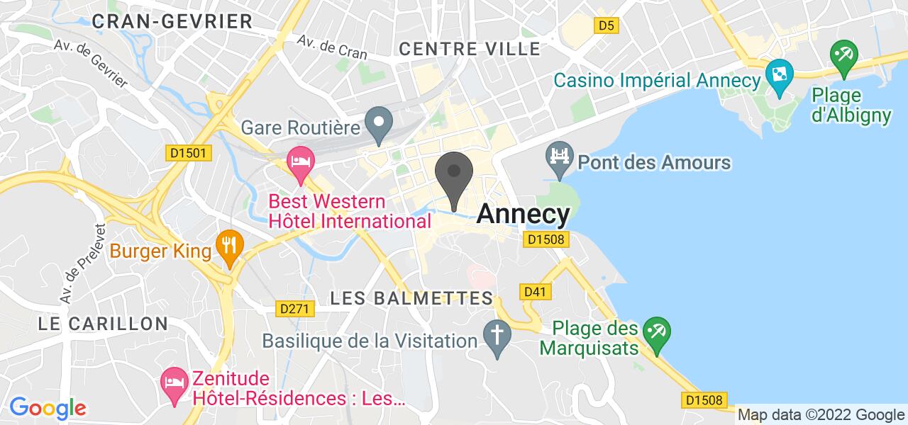 Anfahrtsplan — Le Chalet