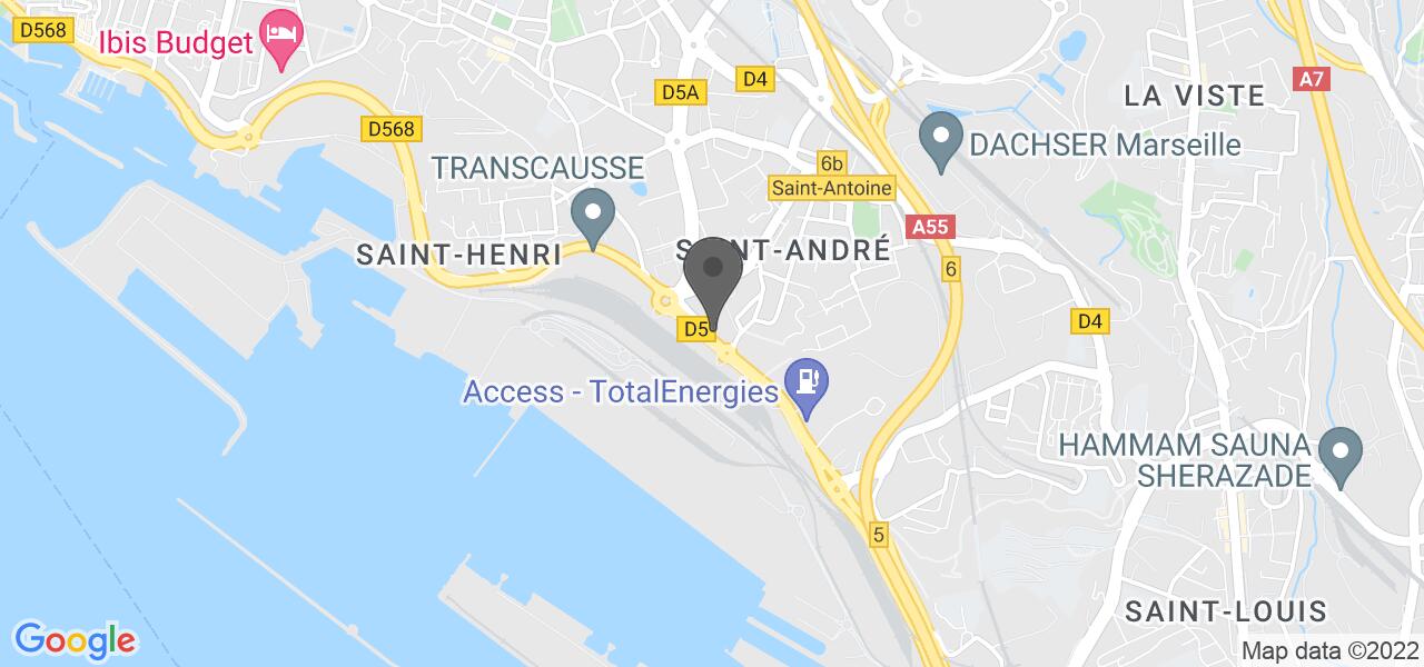 Plan d'accès — SPOK - L'Estaque