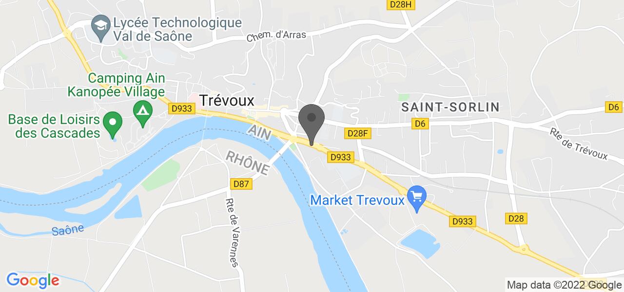 Plan d'accès — Bistro Saône