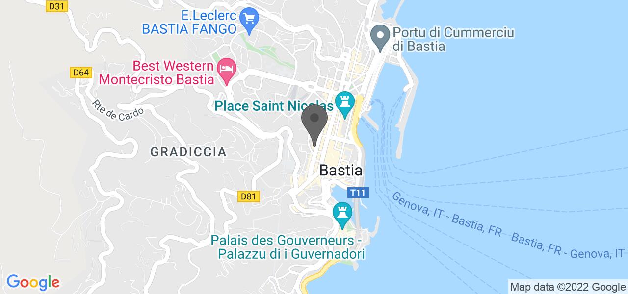 Mapa de acceso — met café