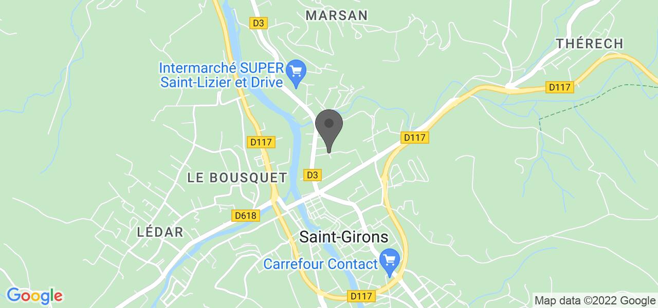 Plan d'accès — Maison Pao Magny