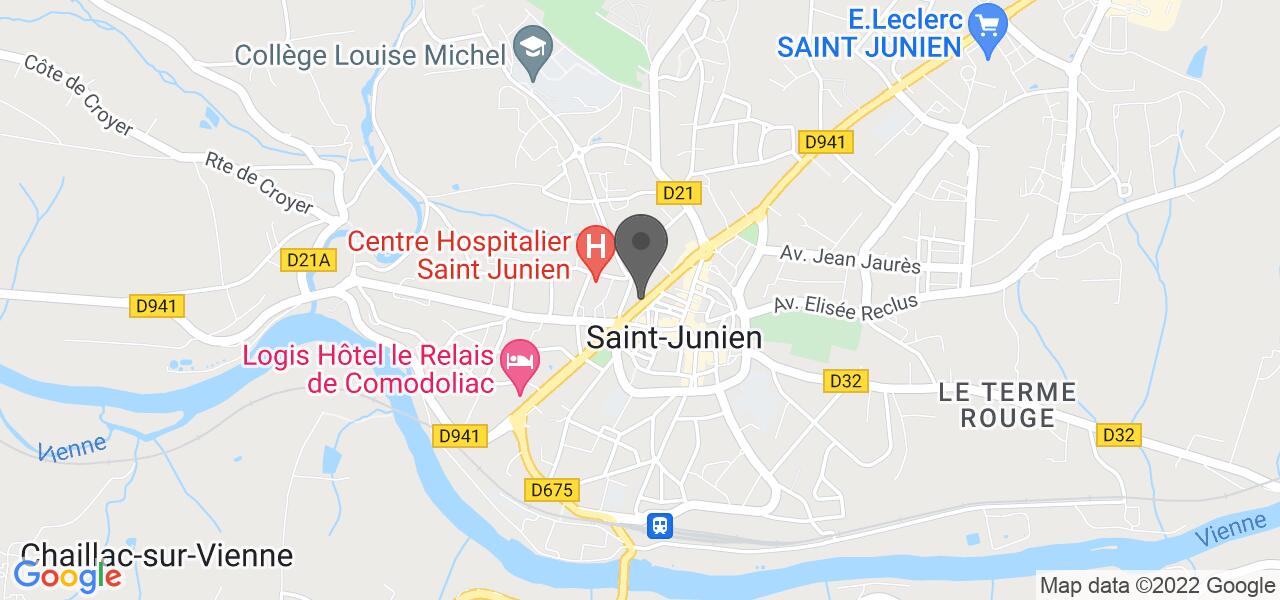 Access map — La Table Du Gantier