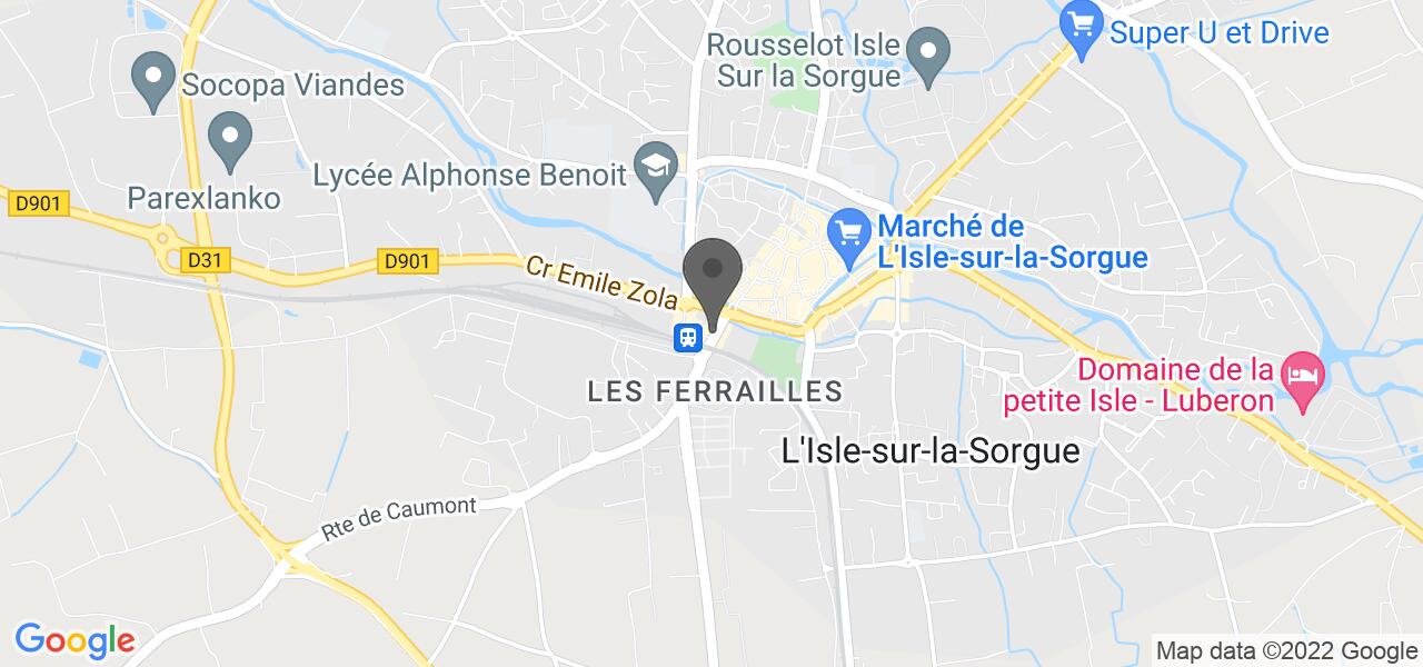 Mapa de acesso — Le jardin du quai