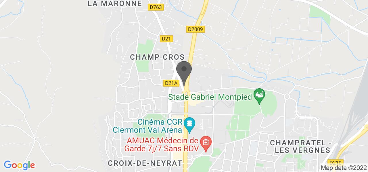 Plan d'accès — BUFFALO GRILL CLERMONT FERRAND (Cébazat)