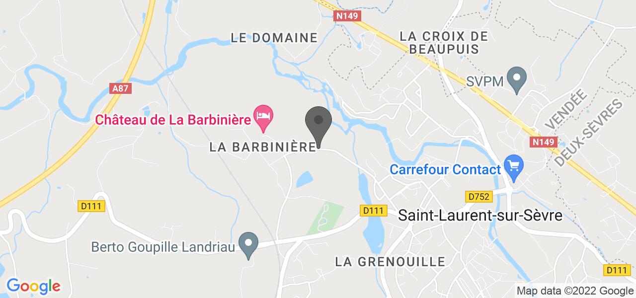 Plan d'accès — LA BARBINIÈRE
