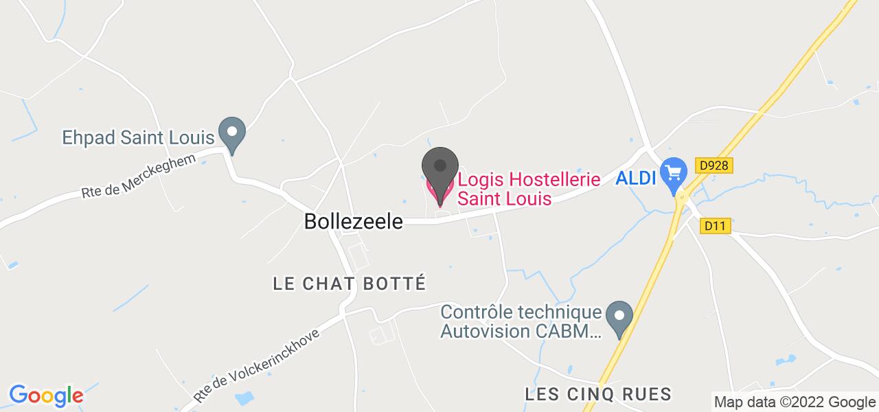 Plan d'accès — Hostellerie saint louis