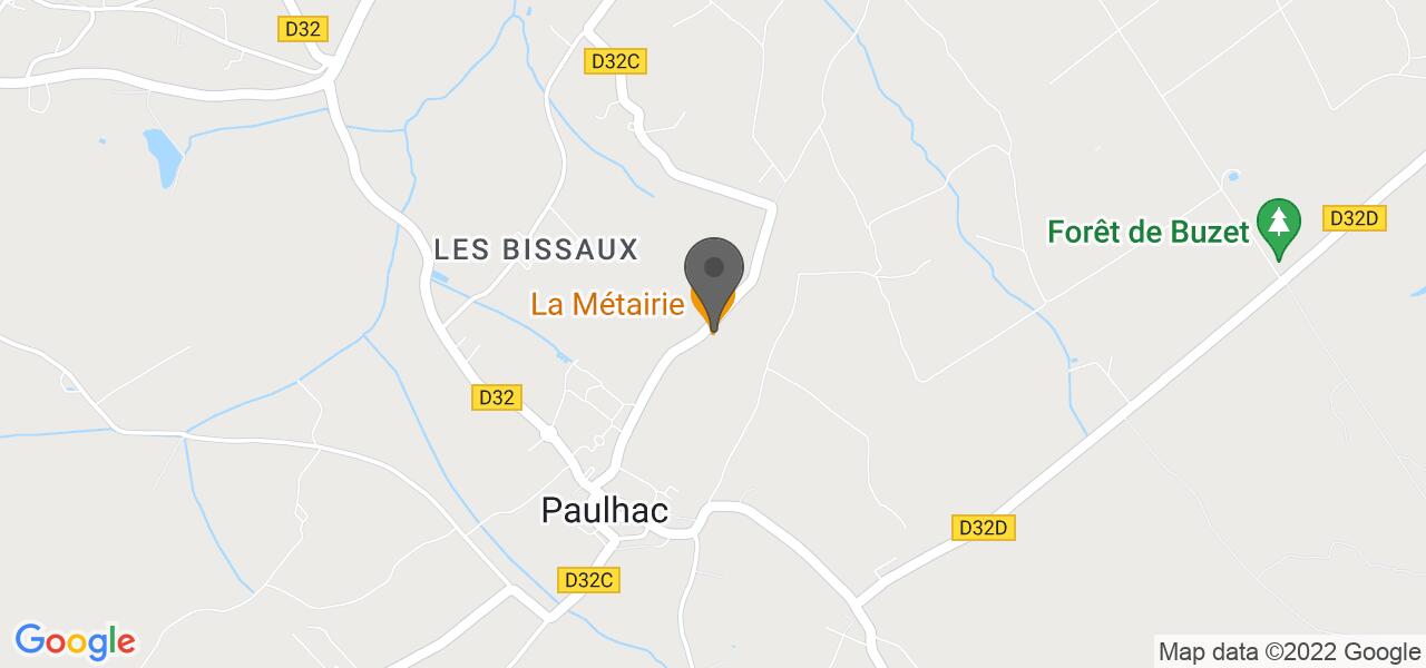 Plan d'accès — La Métairie