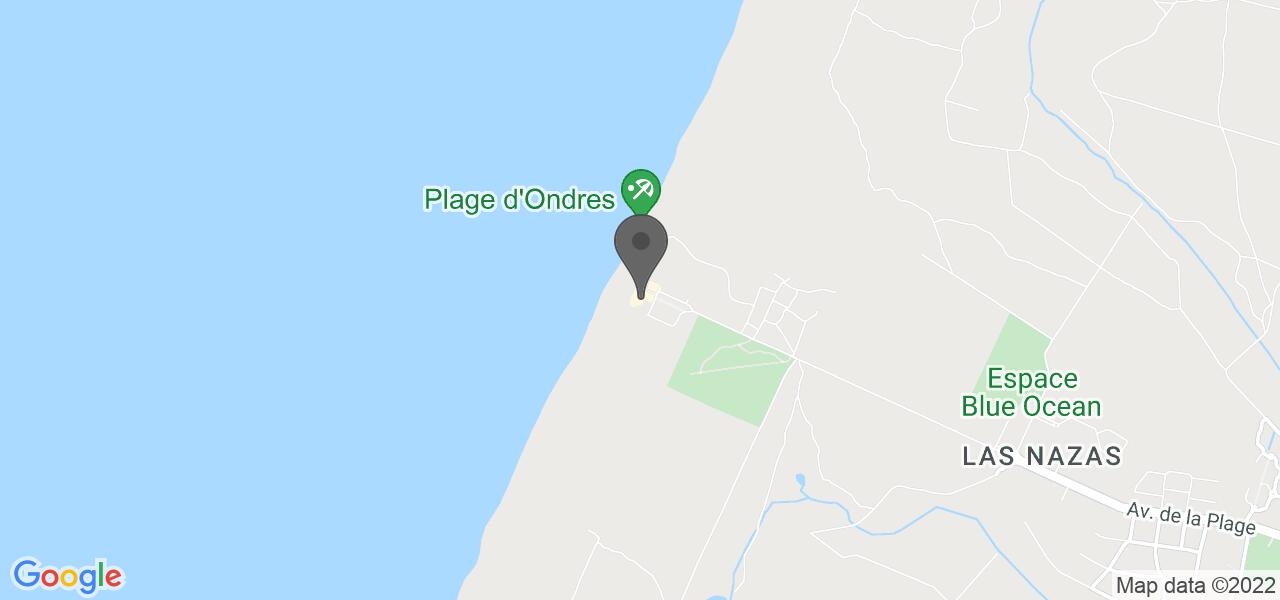 Mapa de acesso — La Plancha du pêcheur