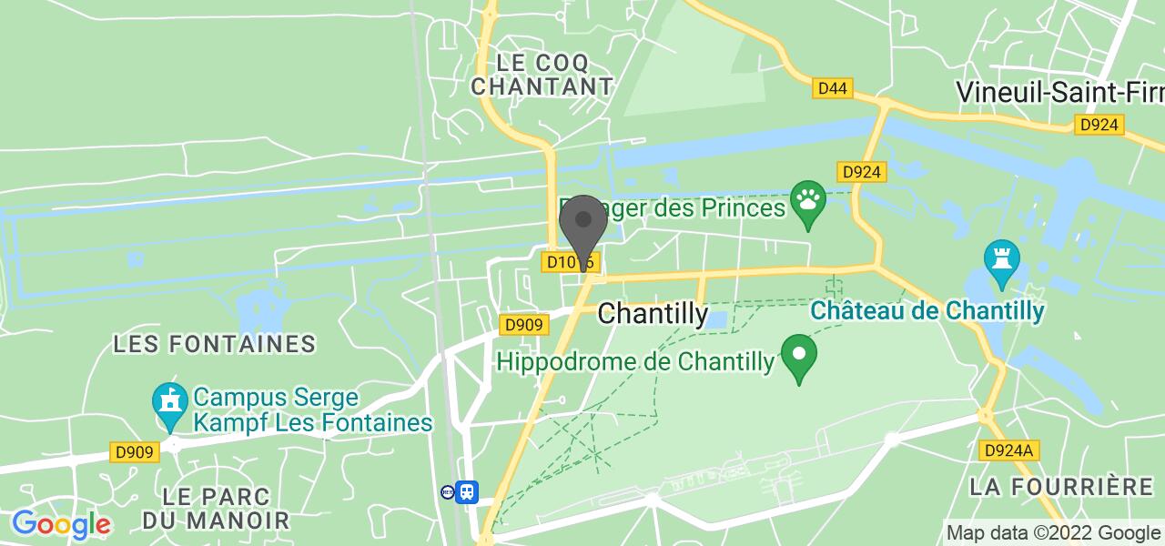 Plan d'accès — Vatel chantilly 
