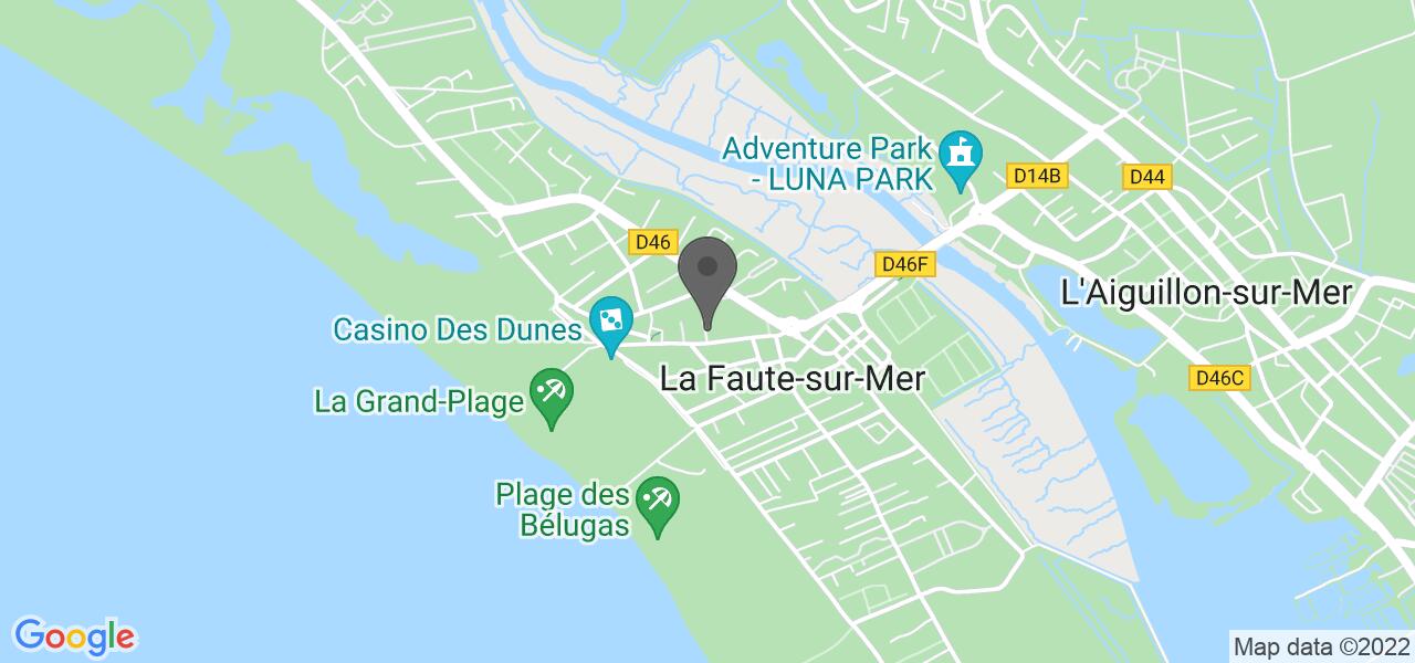 Plan d'accès — Restaurant du Casino des Dunes