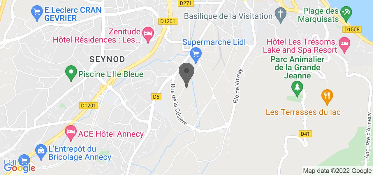 Plan d'accès — YATTA ! Ramen Annecy Seynod