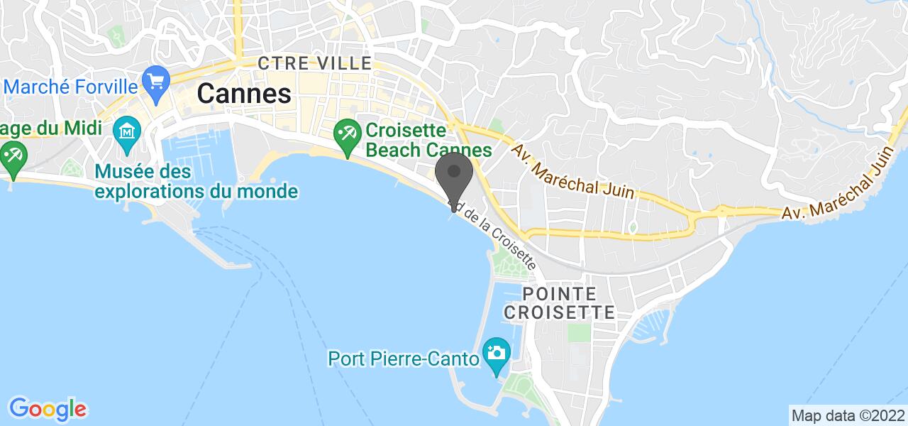 Anfahrtsplan — La Plage du Martinez