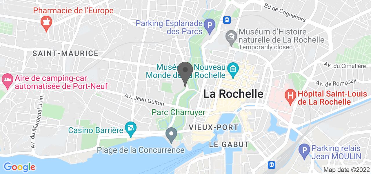 Plan d'accès — Gourmet Bar - Novotel La Rochelle 