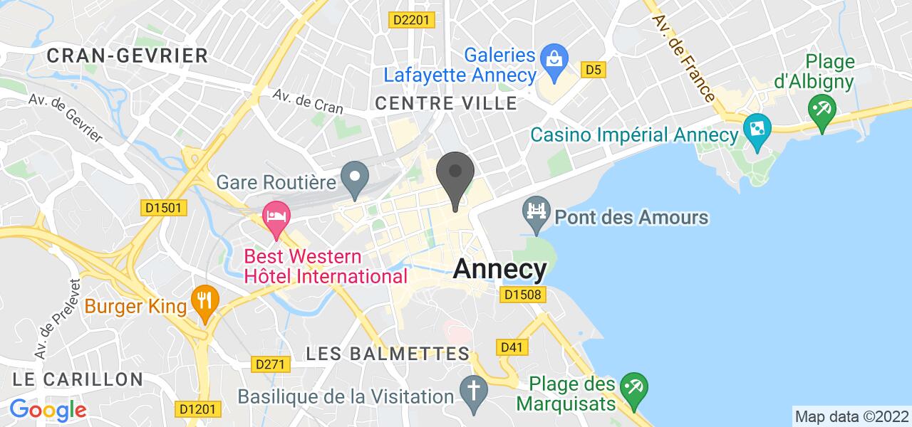 Mapa de acceso — Chez Gaston