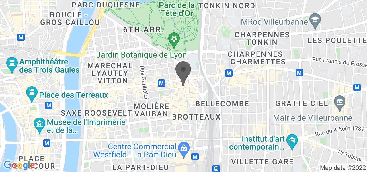 Mappa di accesso — Les Saveurs du Bistrot