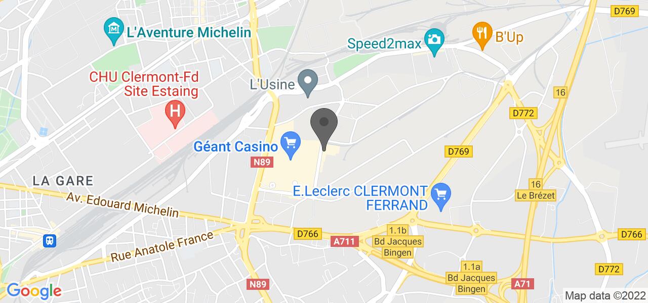 Mapa de acceso — La Côte Rôtie