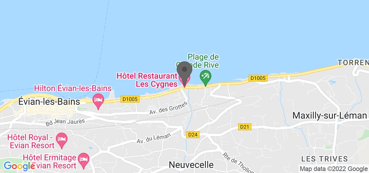 Anfahrtsplan — Les Cygnes