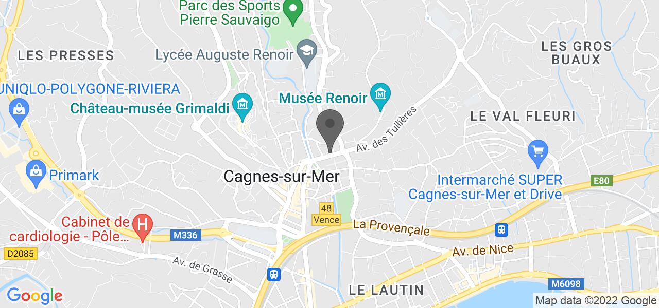 Mappa di accesso — Brasserie du Printemps 