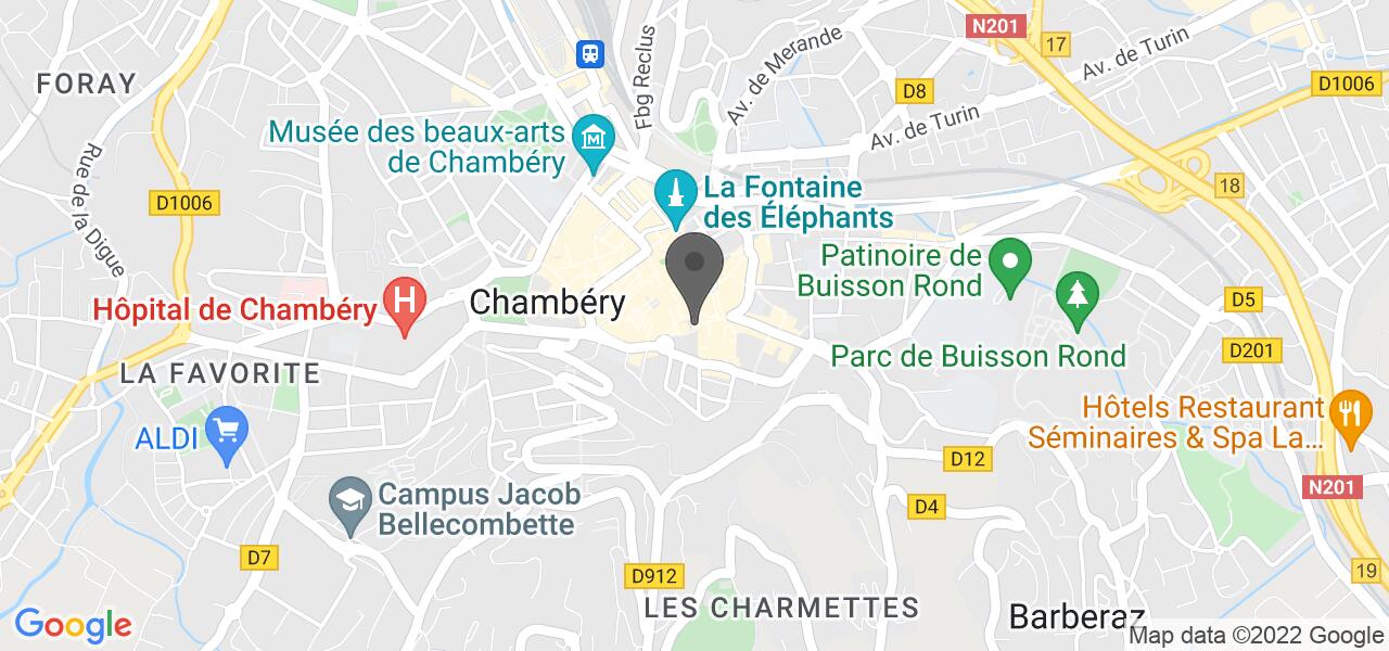 Plan d'accès — La Cerise sur le Chapô