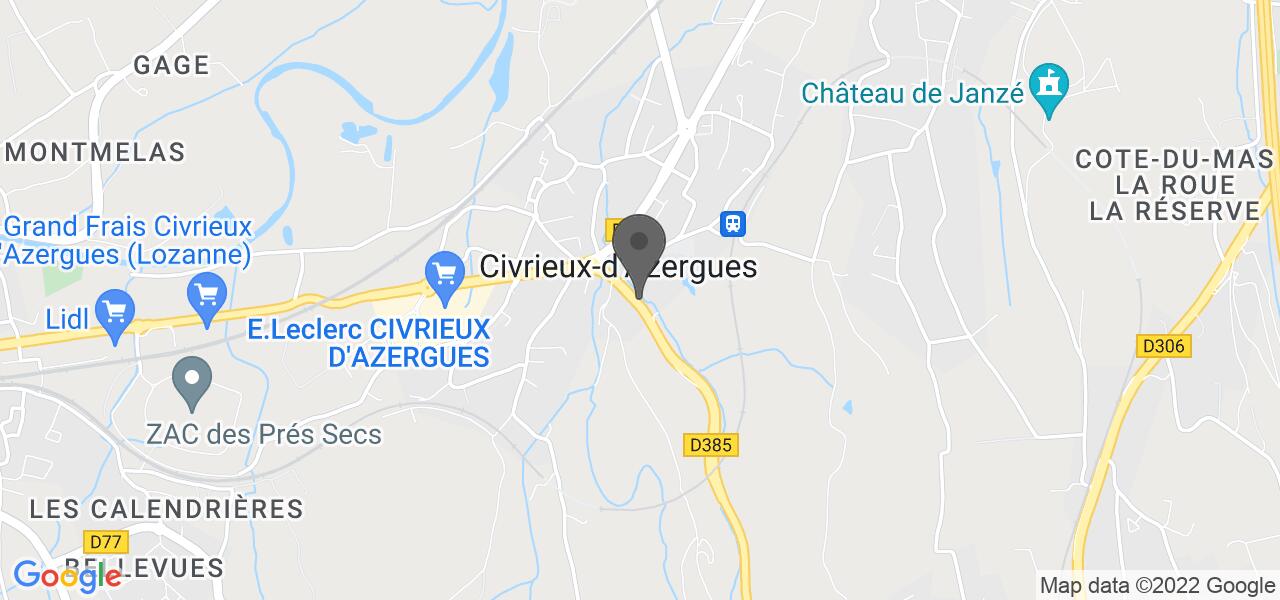Mappa di accesso — Le Semonet