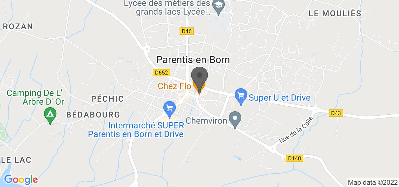 Plan d'accès — Chez Flo