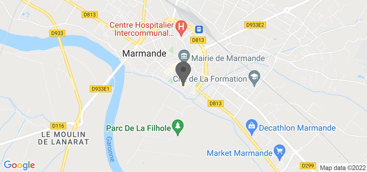 Plan d'accès — L'Ô À LA BOUCHE