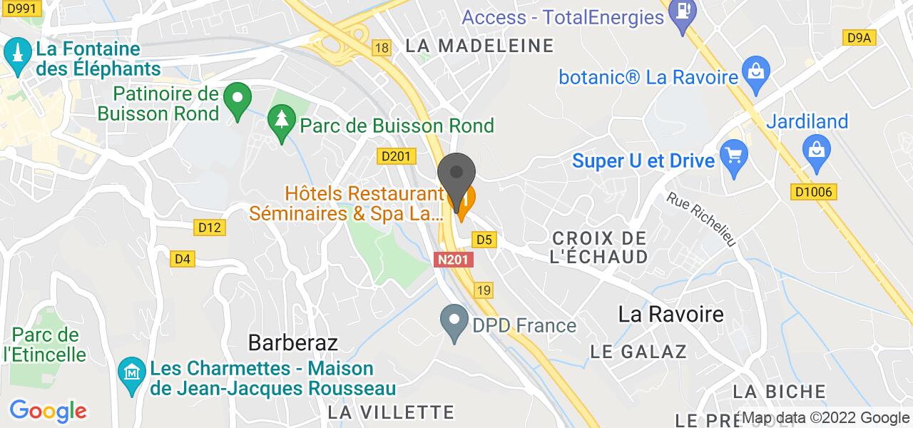 Plan d'accès — La Maison Rouge
