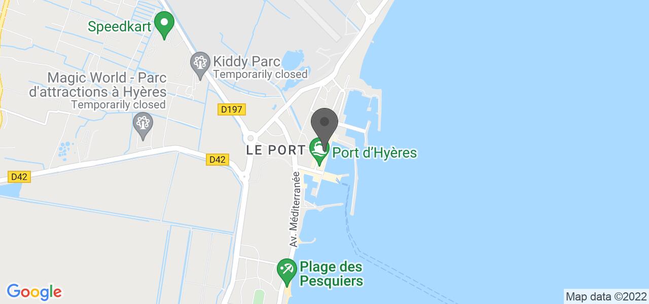 交通地图 — Brasserie le Spinnaker