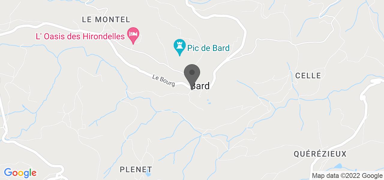 Plan d'accès — Auberge de la Grand'Font