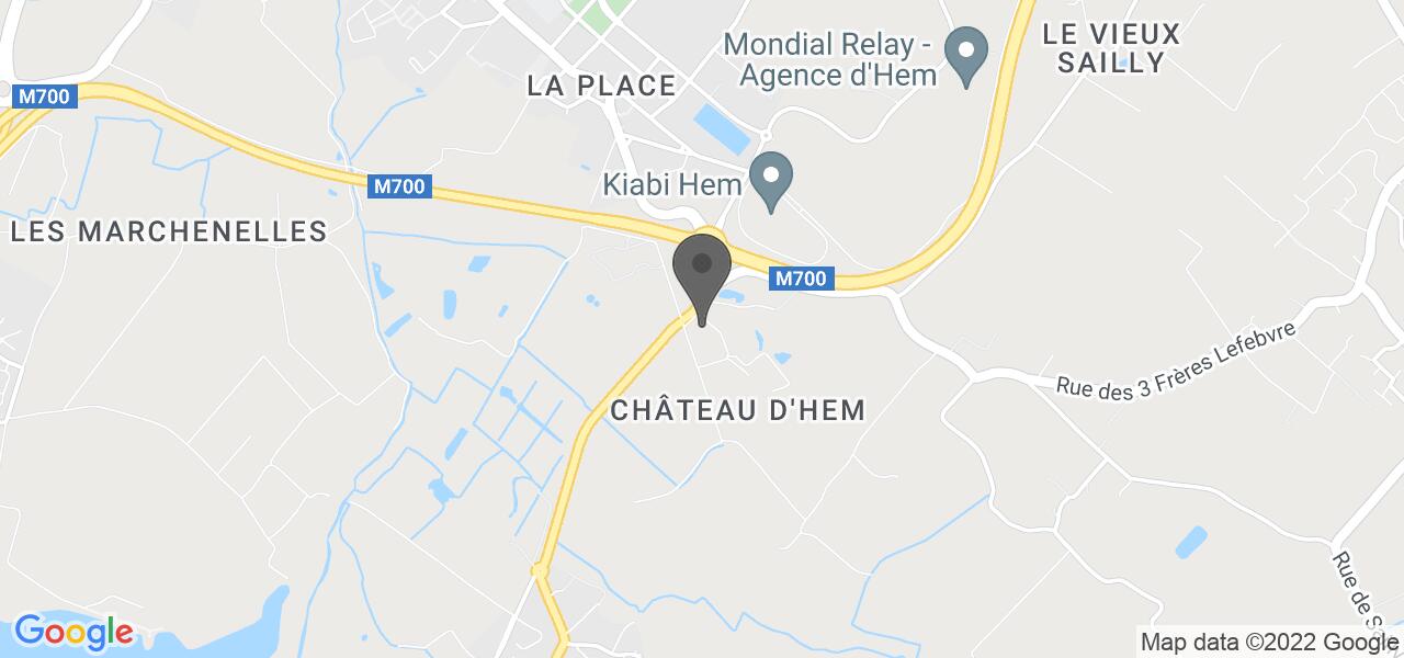 Схема проезда — O'Green du Château d'Hem