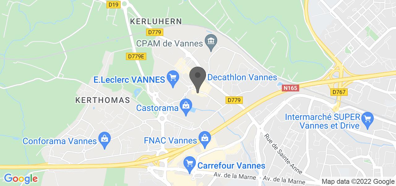 Plan d'accès — La Boucherie Vannes