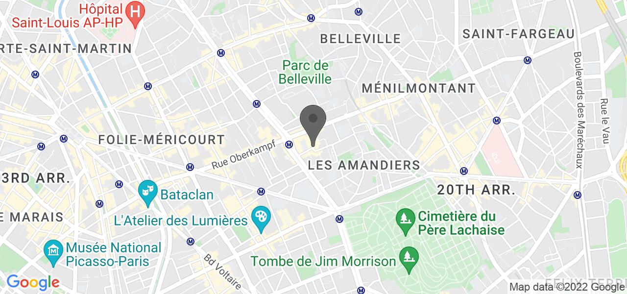 Plan d'accès — Les canailles menilmontant