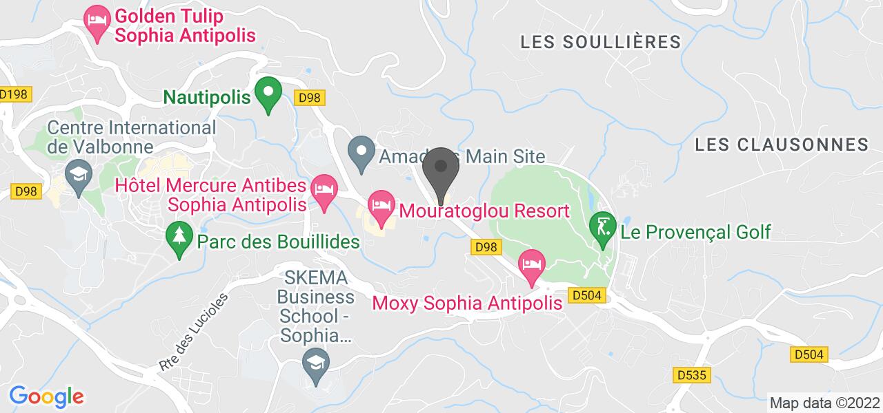 Mappa di accesso — L'Atelier 67