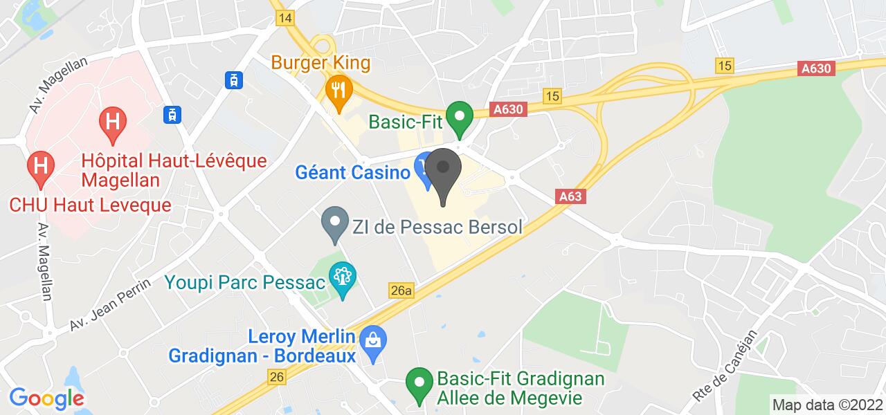 Plan d'accès — BCHEF