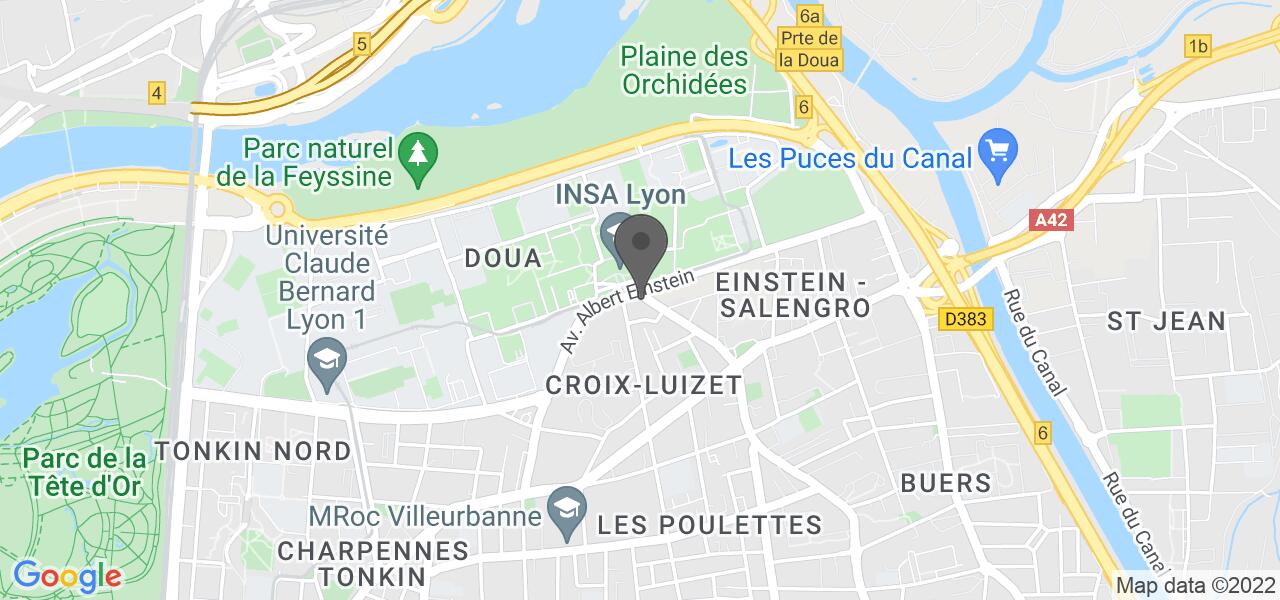 Plan d'accès — LE JARDIN D'ALINE