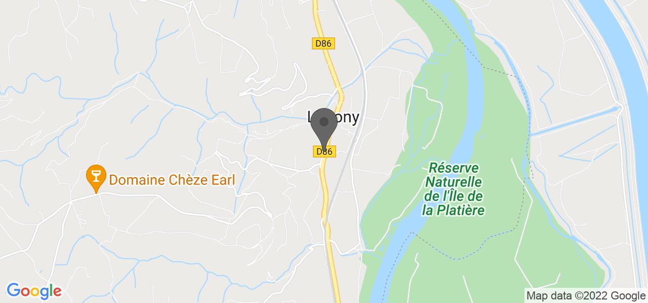 Mapa de acesso — Chez Pilou