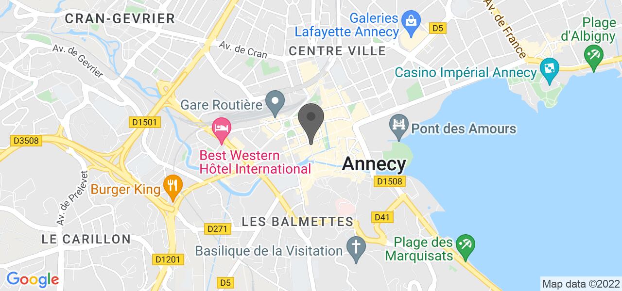 Plan d'accès — Le Vénitien
