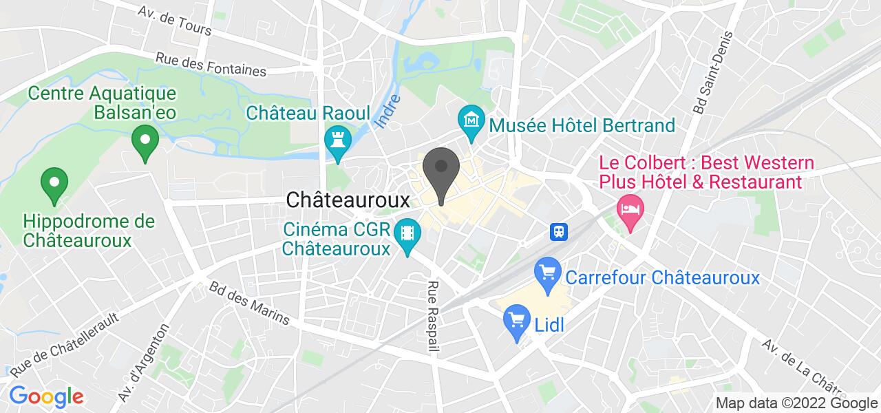 Routekaart — La scala Chateauroux